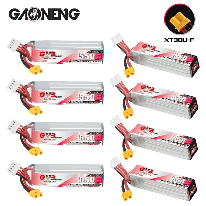 Drone Battery Plate - Batteria Lipo GNB HV 11.4V 550mAh