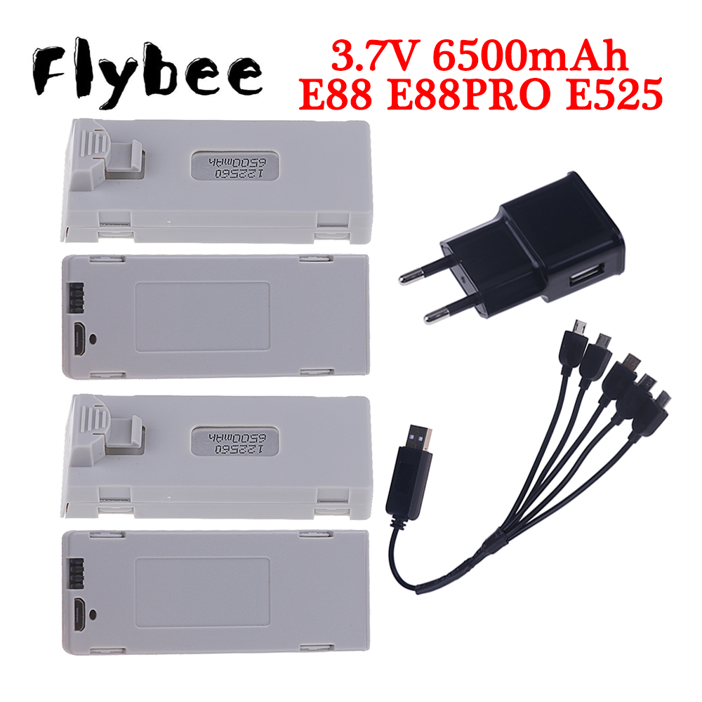 Drone Battery Lipo - Batteria originale E88 3.7V 6500mAh batteria