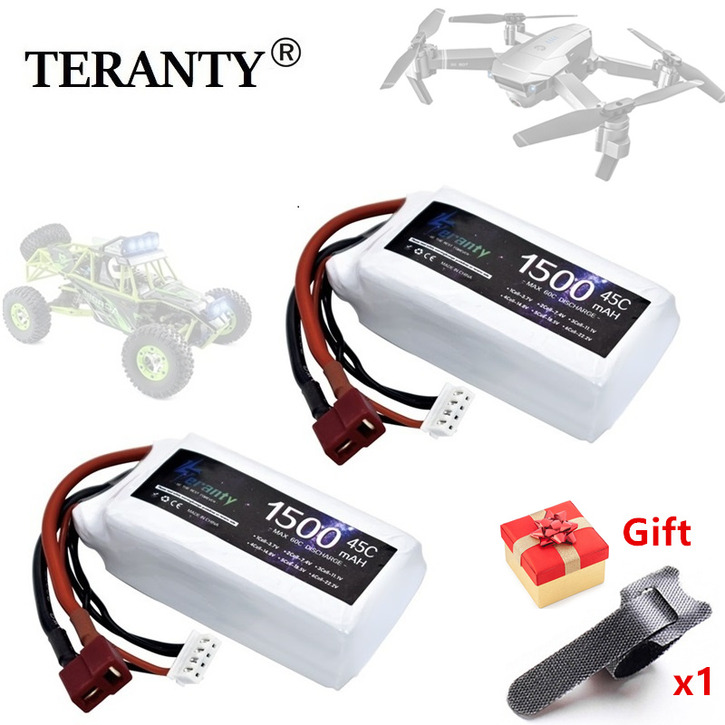 Drone Battery Li-Ion - Batteria Lipo TERANTY 3S 45C 11.1V