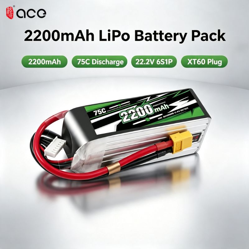 Drone Battery 6S - NUOVA Batteria Lipo Gens ACE 22.2V