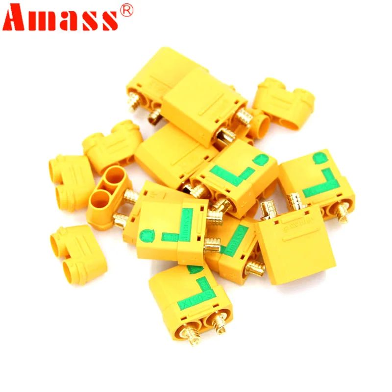 Drone Battery Plate - 1/2 paia Amass XT90S XT90-S maschio