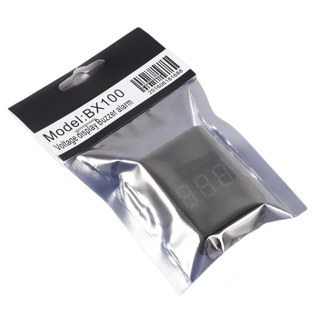 Drone Battery Alarm - BX100 1-8S Tester di tensione della