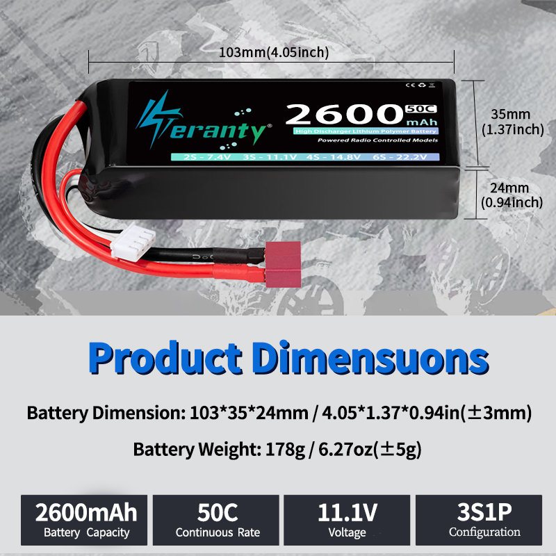 Batteria Lipo TERANTY 3S 2200/ - Drone Battery 3S recensione e prezzo