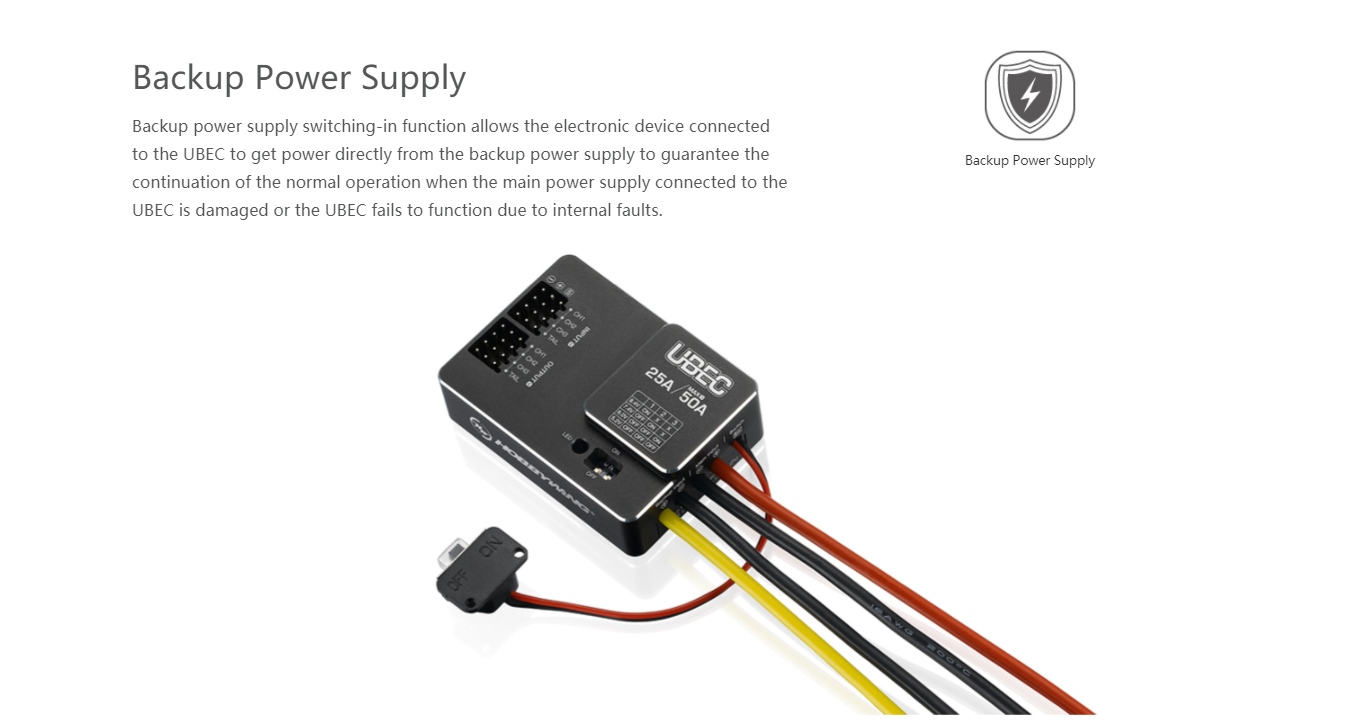 Hobbywing UBEC 25A 3-18S 10A 2 - Drone Battery High Voltage recensione e prezzo