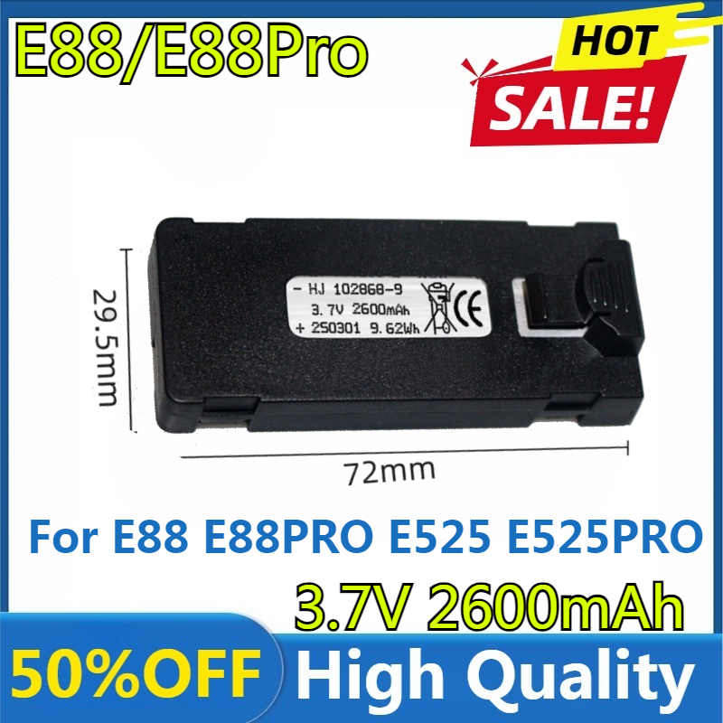 E88 Batteria 3.7V 2600mAh Per  - Drone Battery Balance Charger recensione e prezzo