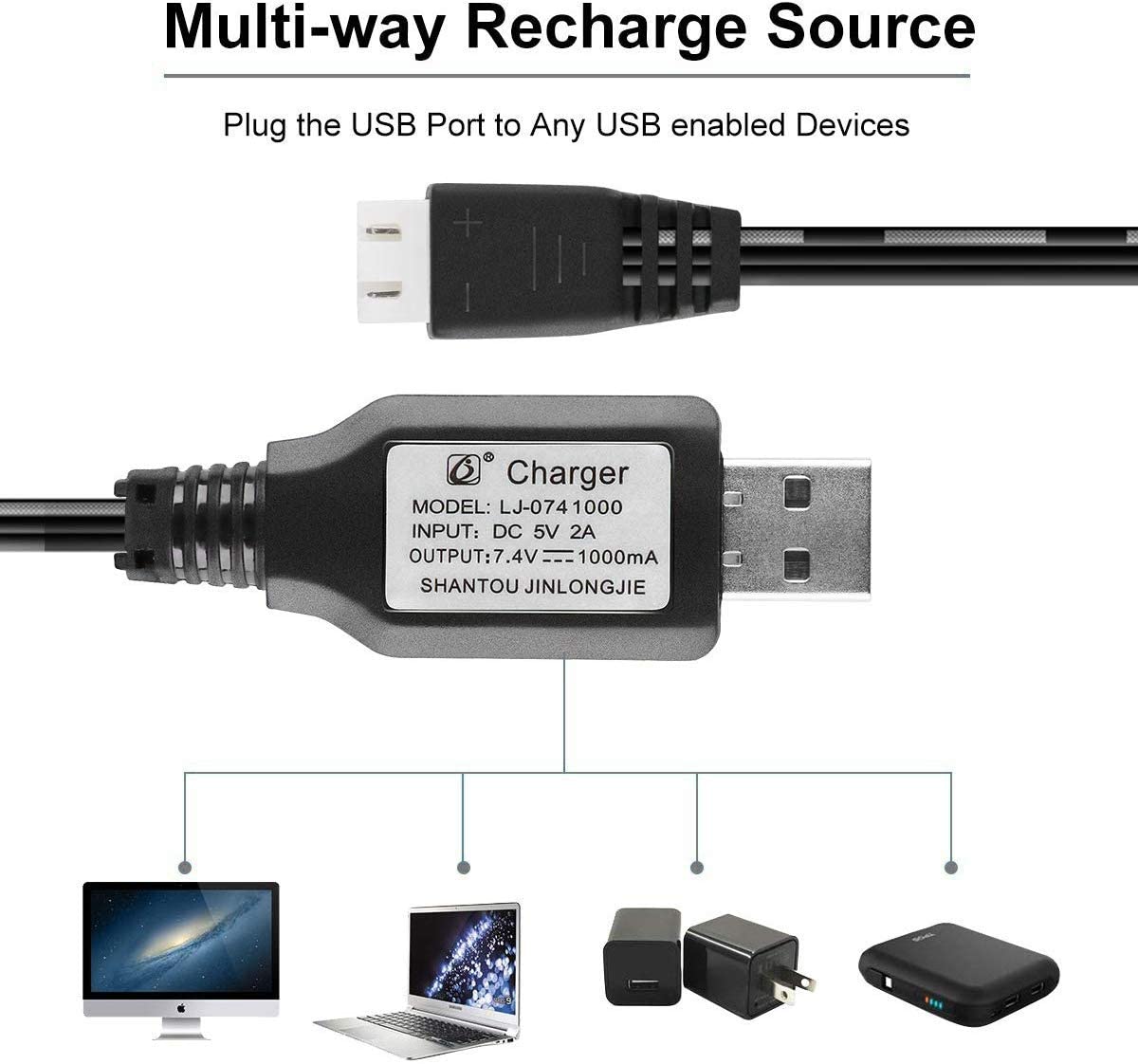 Cavo di ricarica USB per batte - Drone Battery Balance Charger recensione e prezzo