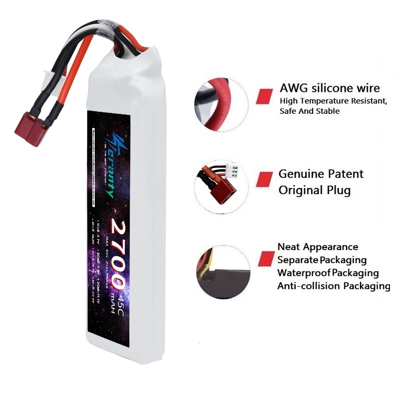1/3PCS 2S 7.4V Lipo Batteria 2 - Drone Battery Connector recensione e prezzo