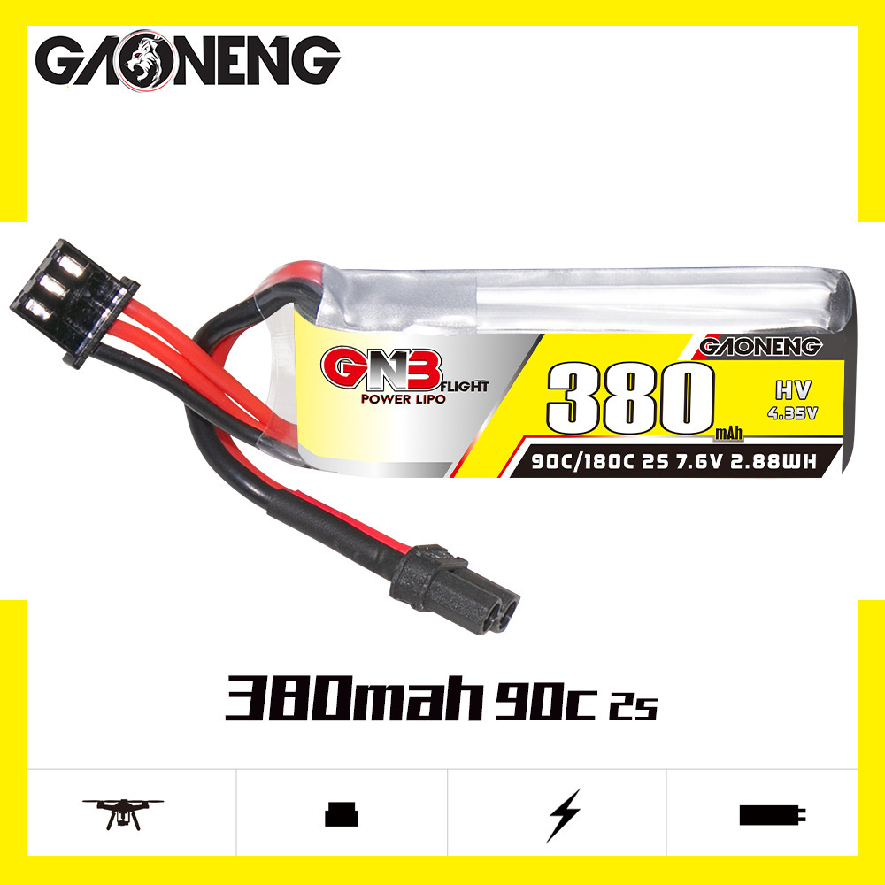 Batteria Lipo GNB 2S 7.6V 380m - Drone Battery Lipo recensione e prezzo