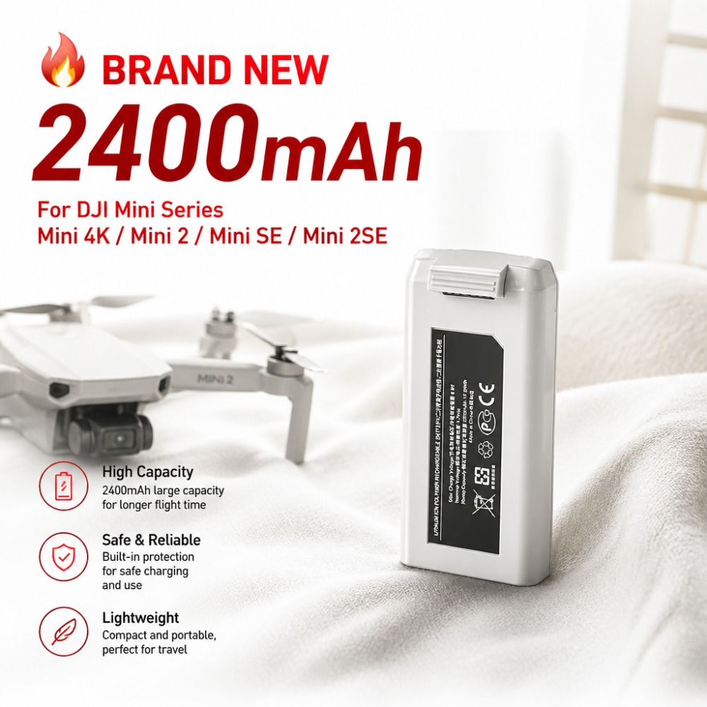 Batteria da 2400mAh per DJI Mi - Drone Battery Smart recensione e prezzo