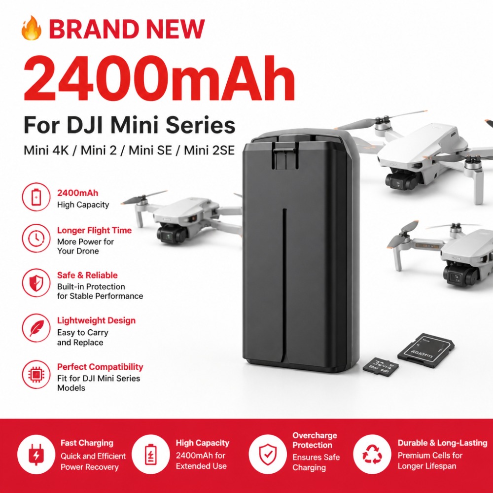 Batteria da 2400mAh per DJI Mi - Drone Battery Smart recensione e prezzo