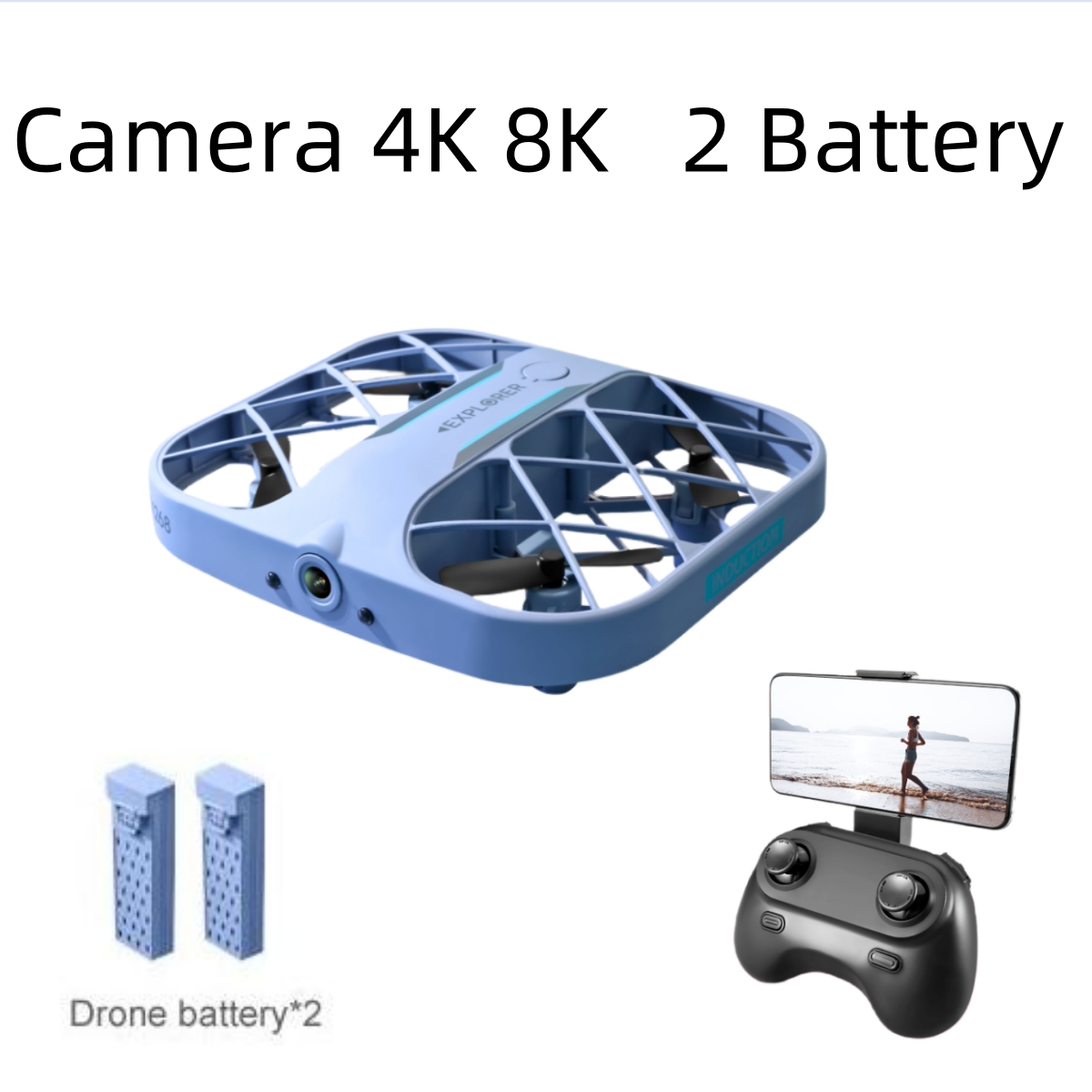 Drone RC JJRC H107 FPV con 2 B - Drone Battery Case recensione e prezzo